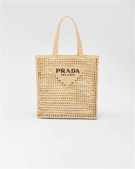 prada crochet bag fake|prada wicker tote bag.